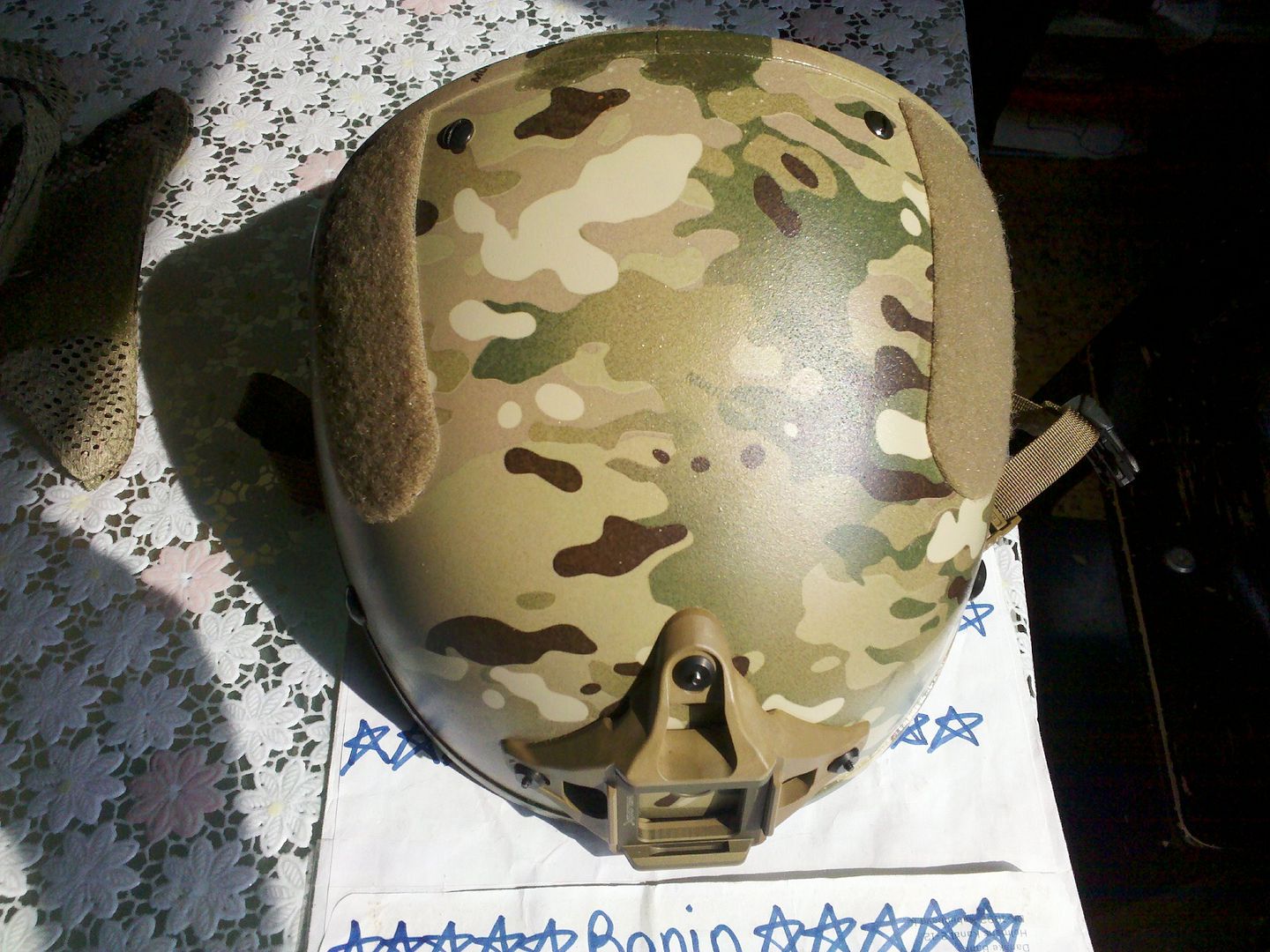 Ronin Tactical S New Site Crye Precision AirFrame Ballistic Helmet With Crye Helmet Cover And